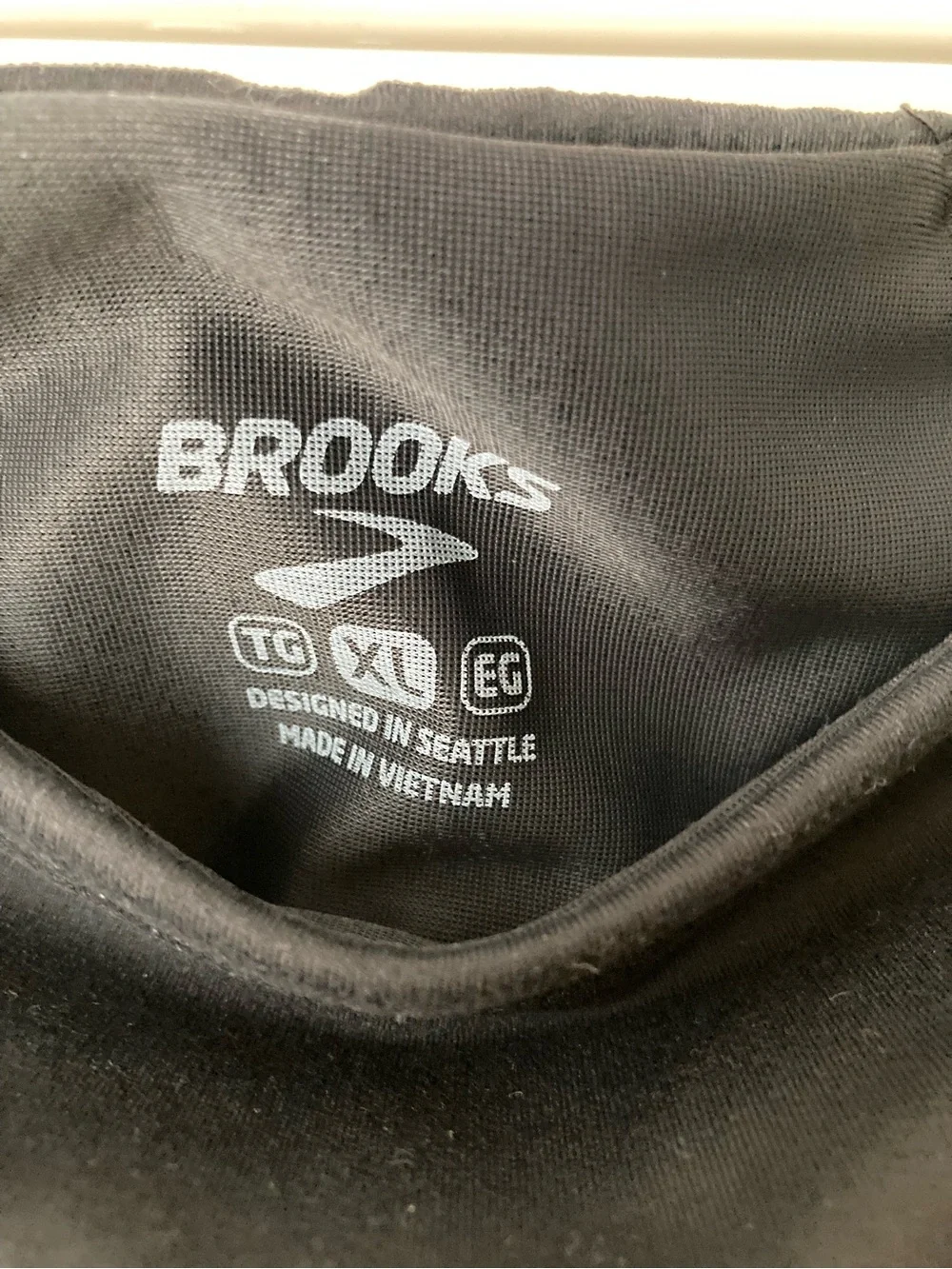 Brooks Black Women’s Performance Running or Bike Shorts, size XL.